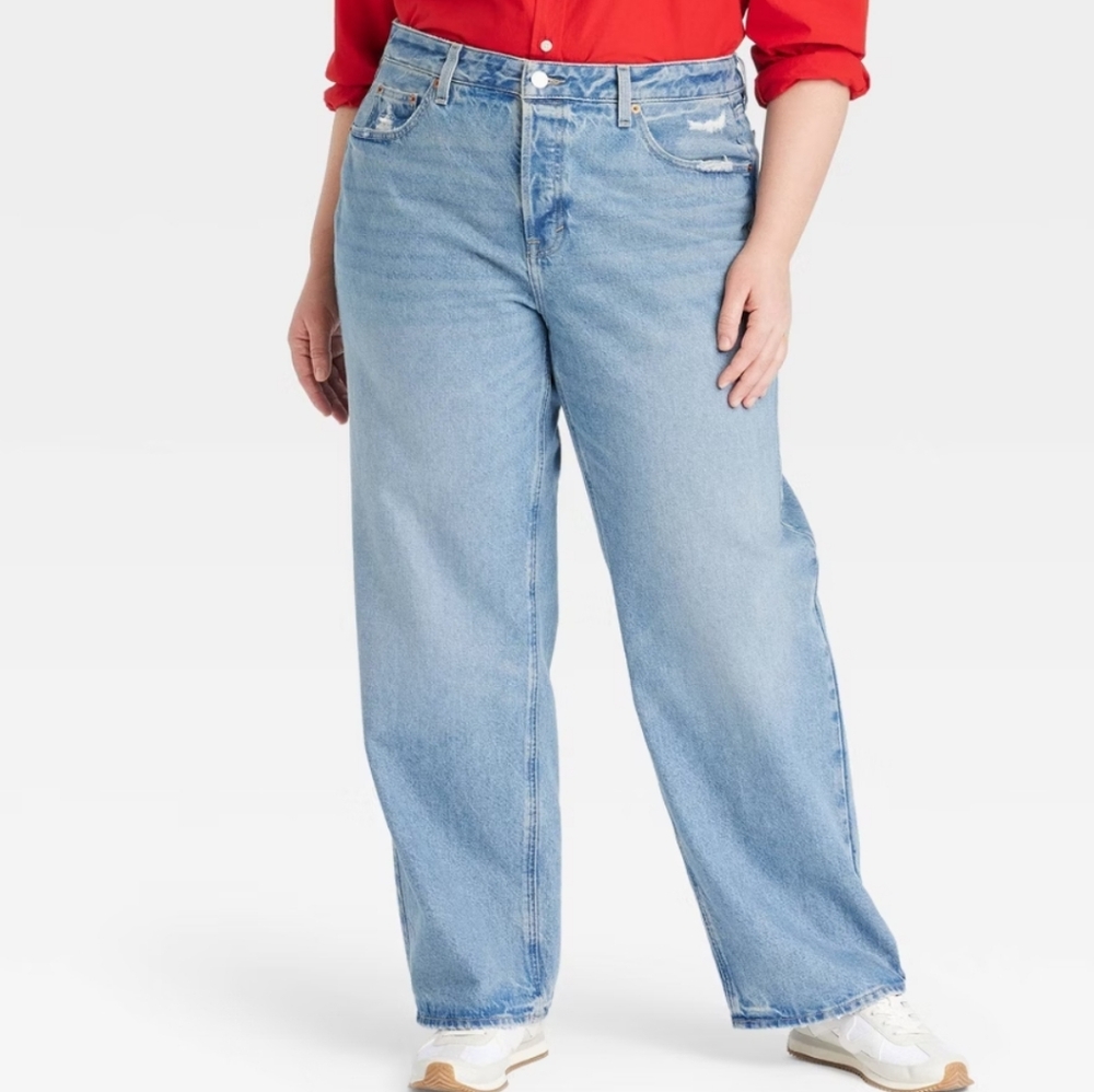 Women's Mid-Rise 90's Baggy Jeans - Universal Thread 22